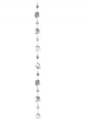 Hanging Decor - Tin Foil Lotus by Homeportonline