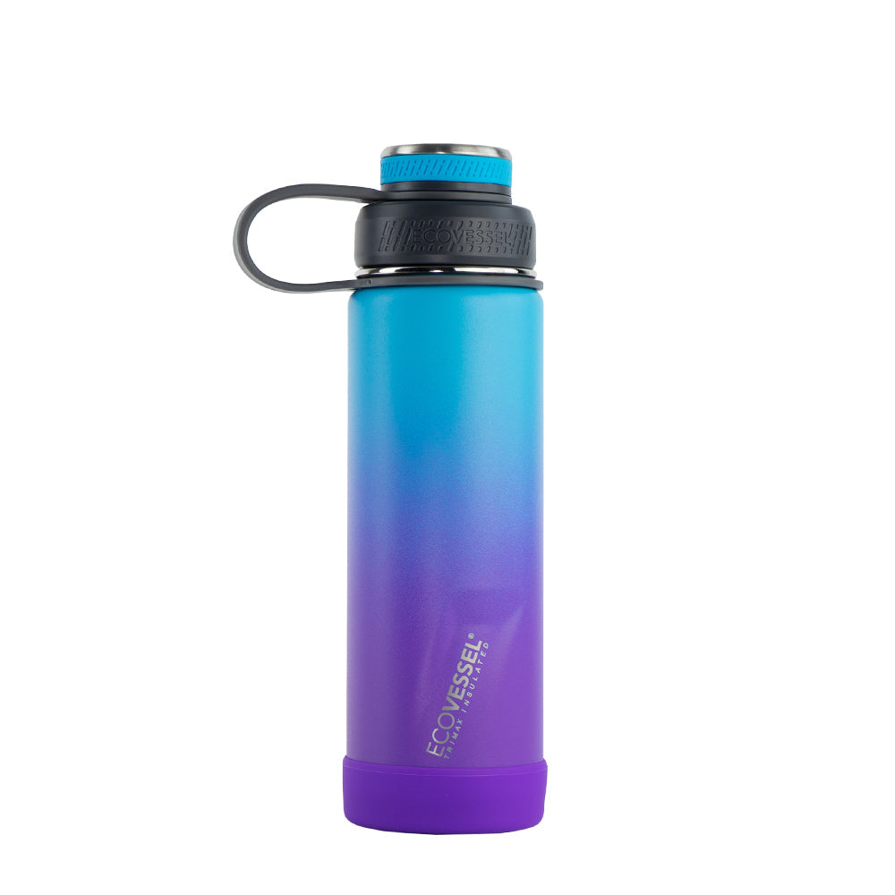 Water Bottle - The Boulder Insulated Stainless Steel - Ombre Lavender Fields - 20oz by Homeportonline
