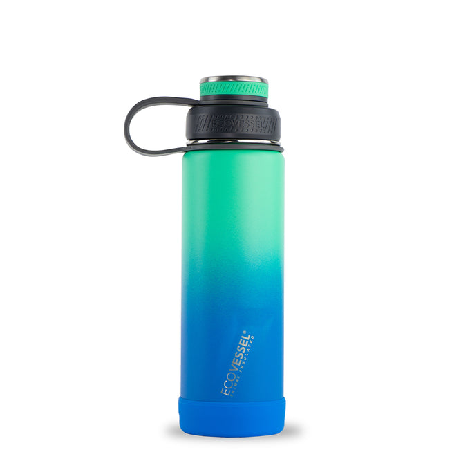 Water Bottle - The Boulder Insulated Stainless Steel - Ombre Northern Lights - 20oz by Homeportonline