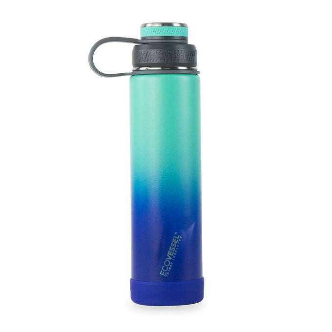 Water Bottle - The Boulder Insulated Stainless Steel - Ombre Galactic Ocean - 24oz by Homeportonline
