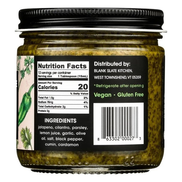 Blank Slate Kitchen Zhug by Kiss the Cook