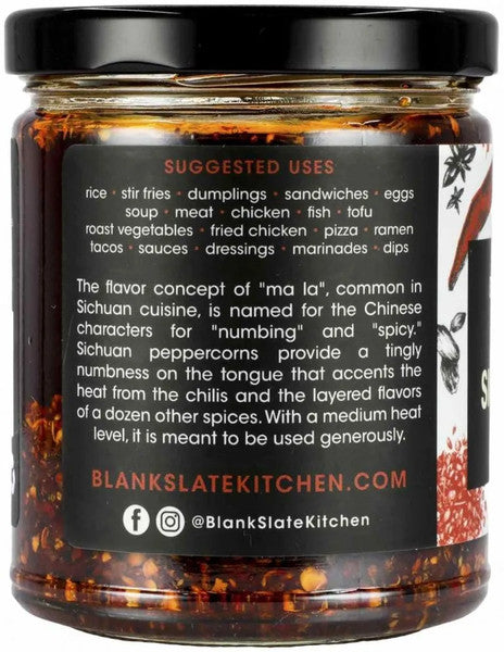 Blank Slate Sichuan Chili Oil by Kiss the Cook