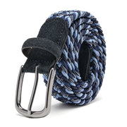 Bradenton Navy/Black/Blue Braided Belt
