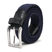 Bradenton Navy/Black Braided Belt