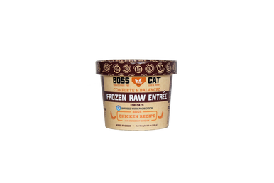 Boss Cat Complete Raw Chicken Entrees Deli Cup 8oz