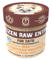 Boss Cat Complete Raw Chicken Entrees Deli Cup 1lb