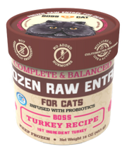 Boss Cat Complete Raw Turkey Entrees Deli Cup 1lb