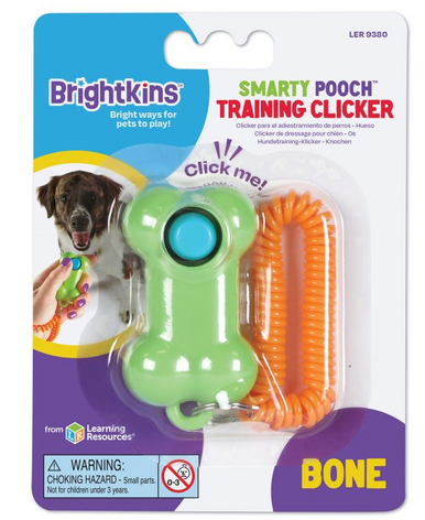 Brightkins Smarty Pooch Training Clicker- BONE