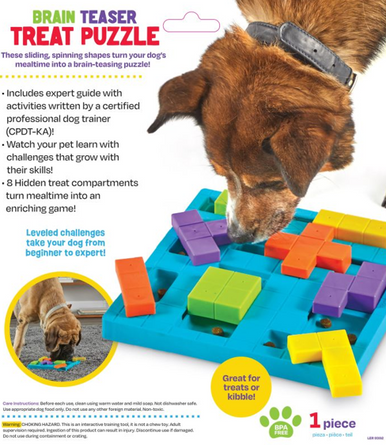 Brightkins Brain Teaser Blue Treat Puzzle