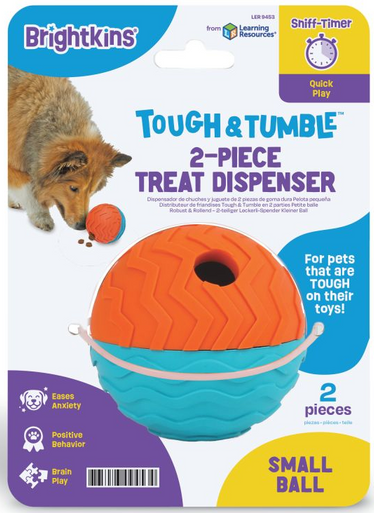 Brightkins Tough & Tumble 2-piece Texture Ball sm