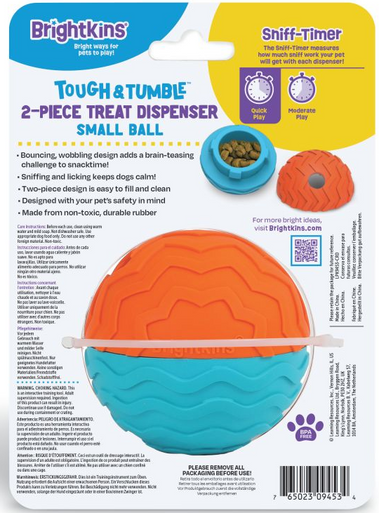 Brightkins Tough & Tumble 2-piece Texture Ball sm