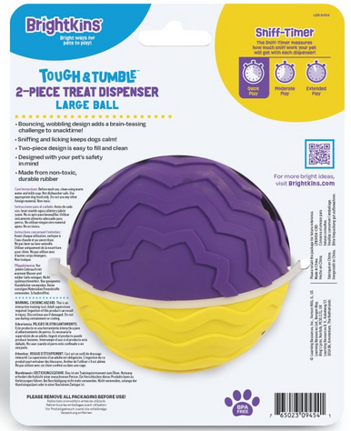 Brightkins Tough & Tumble 2-piece Texture Ball LG