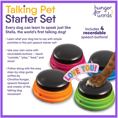 Hunger For Words Talking Pet Starter Set
