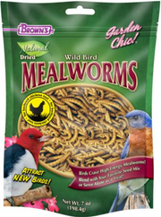 7oz Browns Mealworm Bag 7oz by Pet Food Warehouse