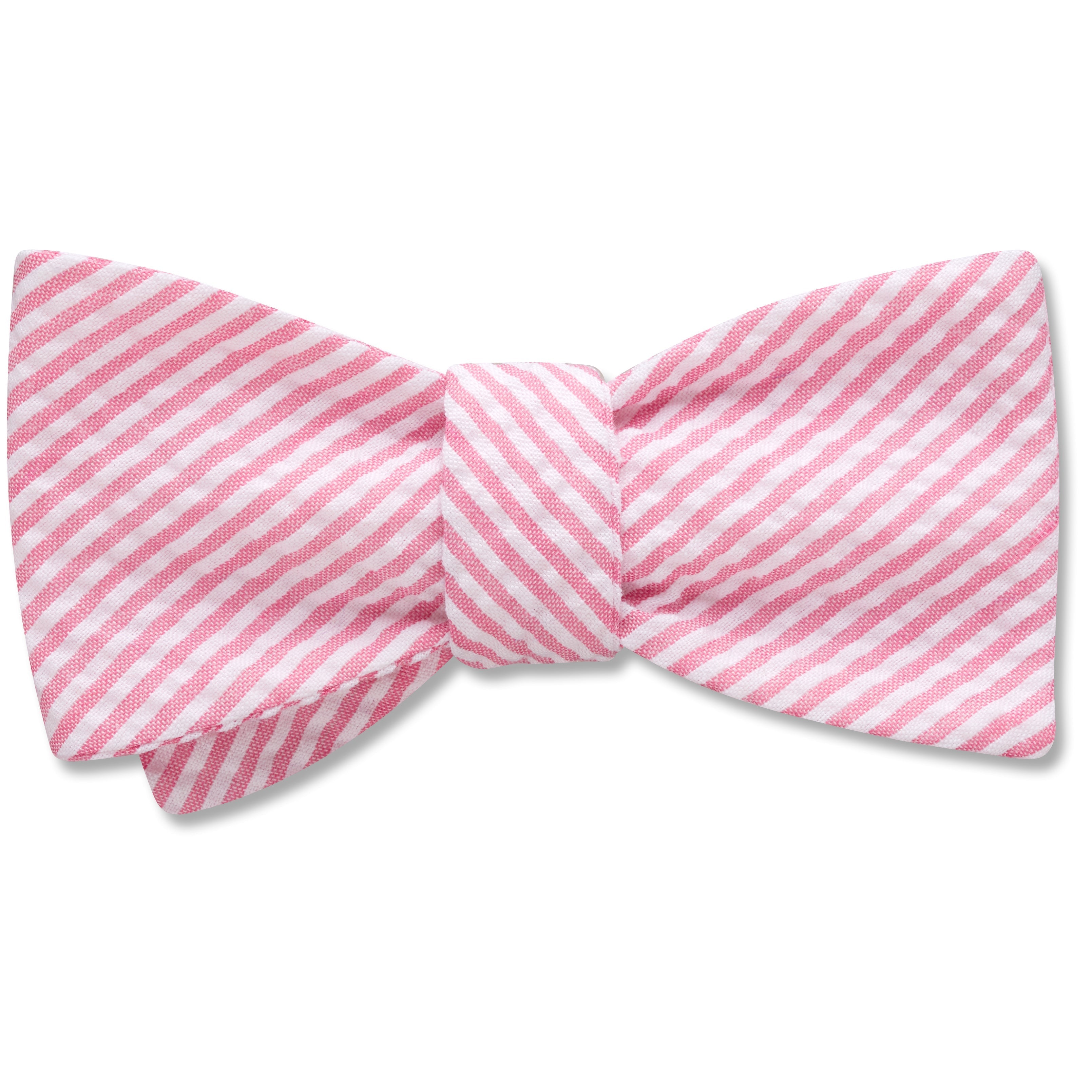 Pink Seersucker - bow ties