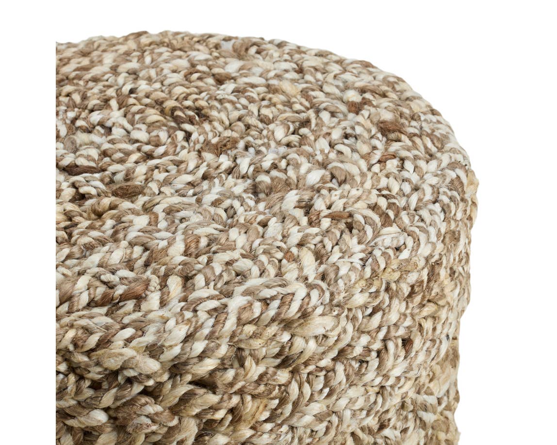 Sauton Bluffs Round Pouf by Homeportonline