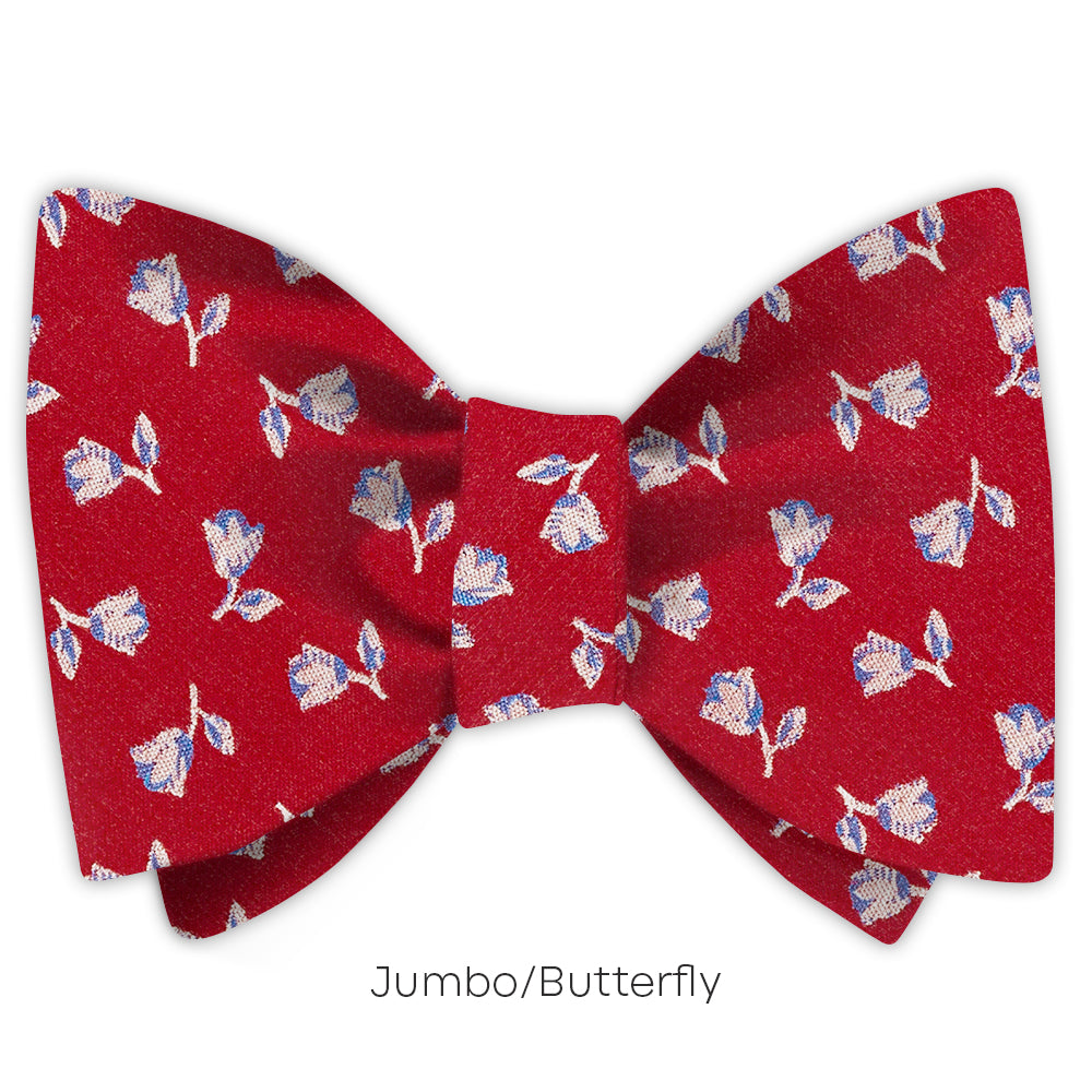 Burgundy Field - bow ties