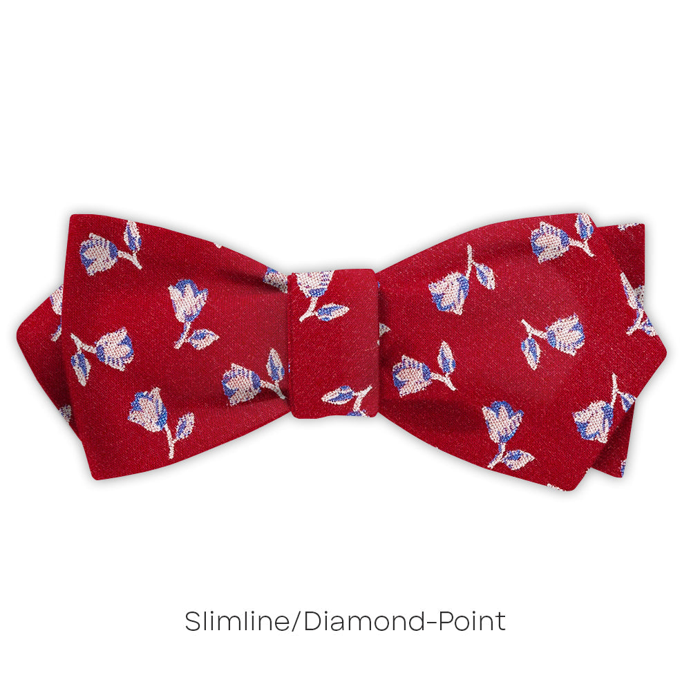 Burgundy Field - bow ties