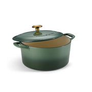 5.5 Qt. Enameled Cast Iron Dutch Oven-Cactus by Kiss the Cook