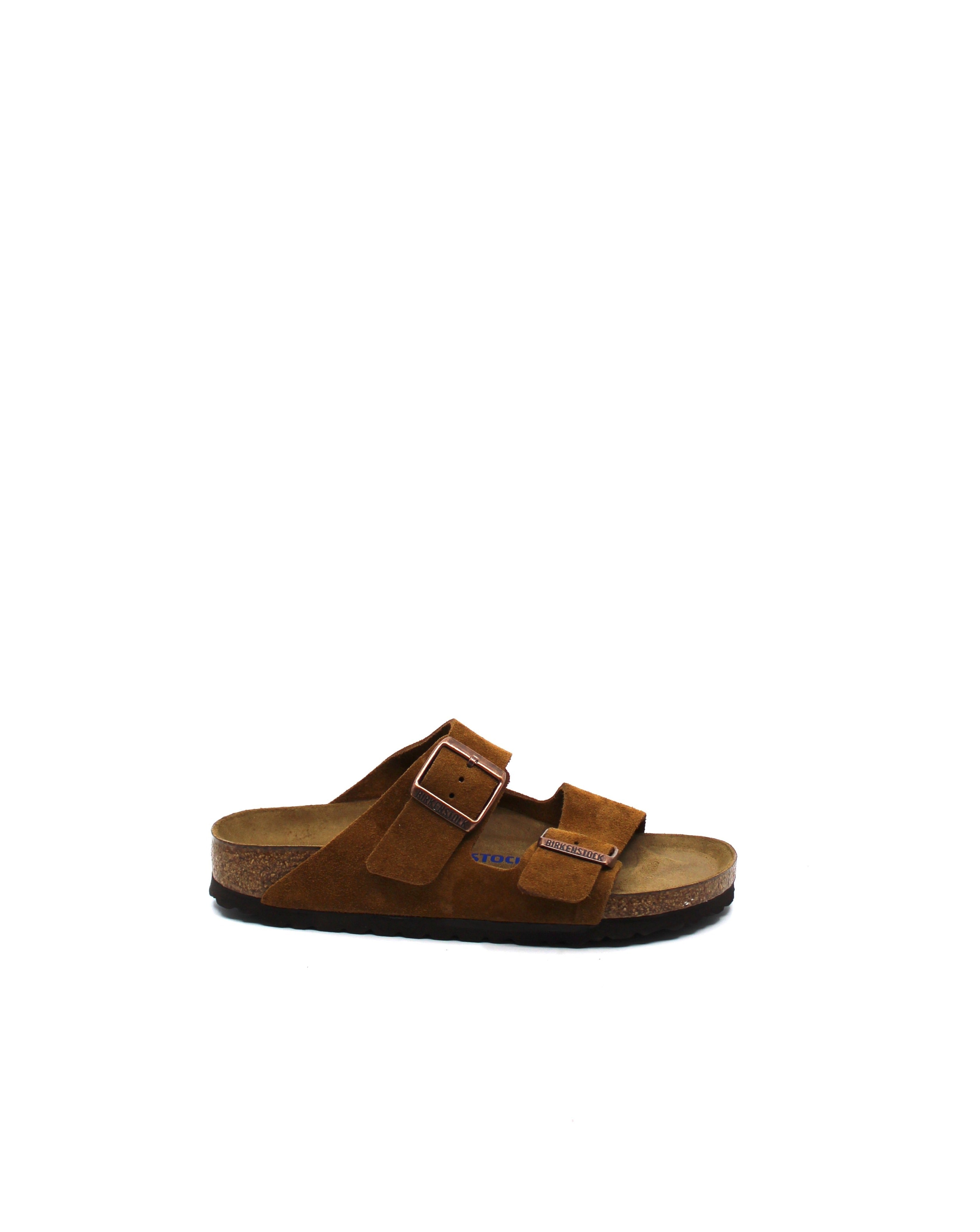 Birkenstock Arizona Mink Suede Soft Footbed Narrow by Dear Lucy