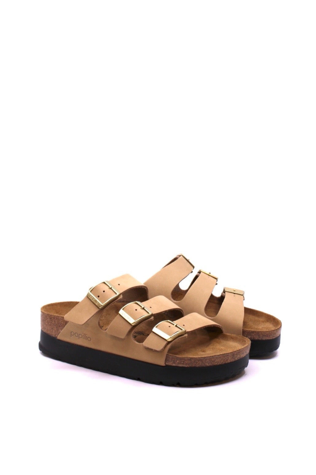 Papillio by Birkenstock Florida III Platform Sandcastle Narrow by Dear Lucy