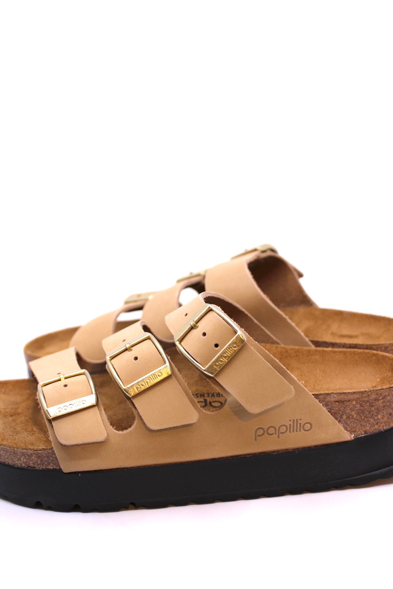 Papillio by Birkenstock Florida III Platform Sandcastle Narrow by Dear Lucy