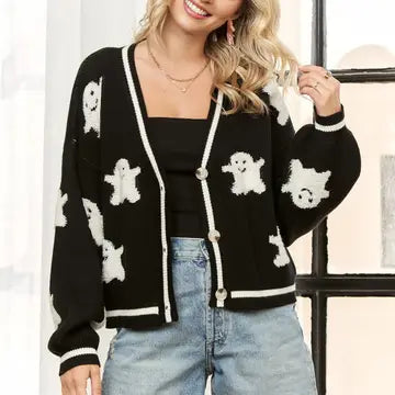 Long Sleeve Button Front Cardigan