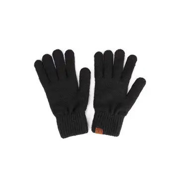 C.C. Heather Plain Knit Gloves
