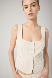Blank NYC Oyster Bar Vest by Dear Lucy