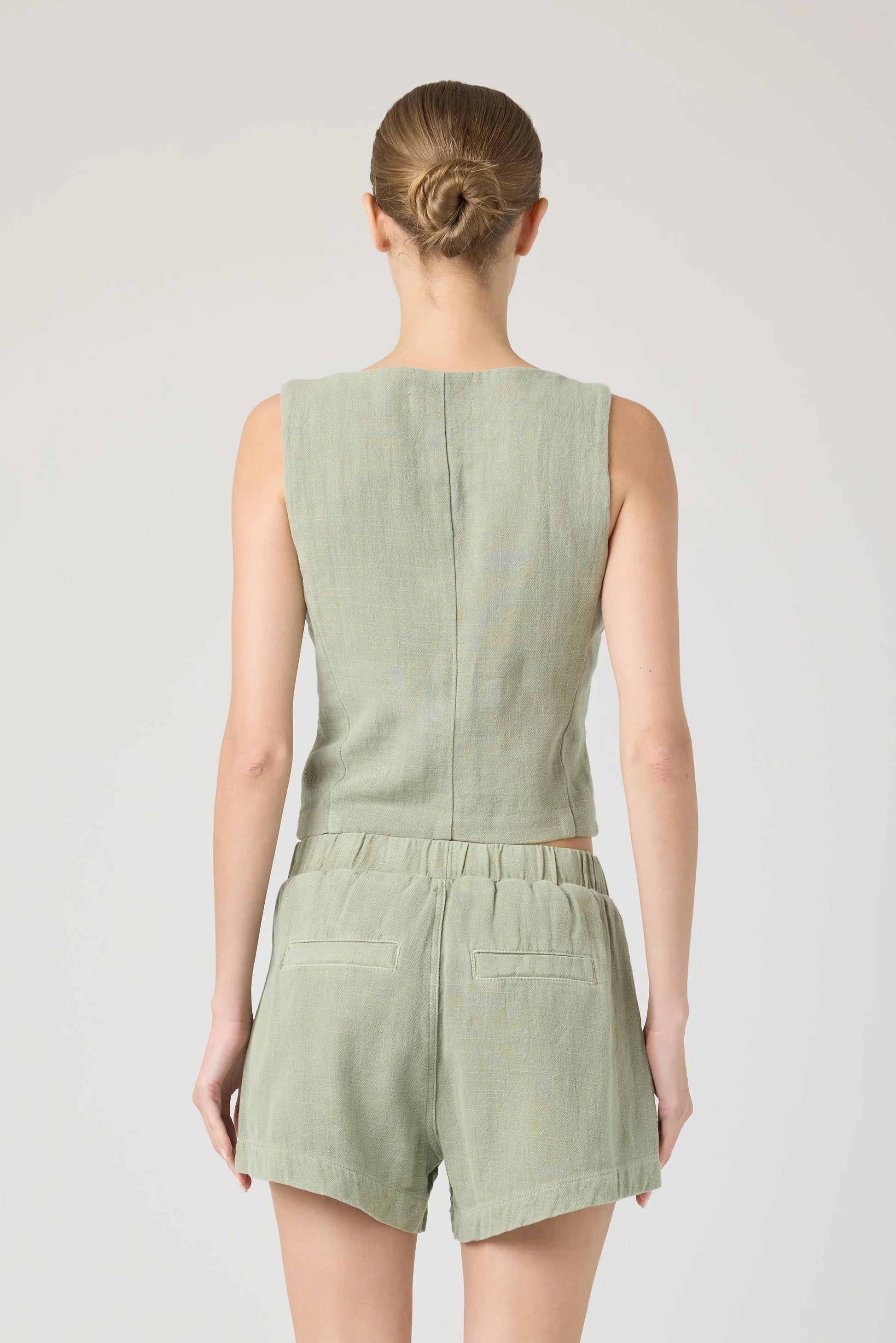 Blank NYC Desert Sage Vest by Dear Lucy
