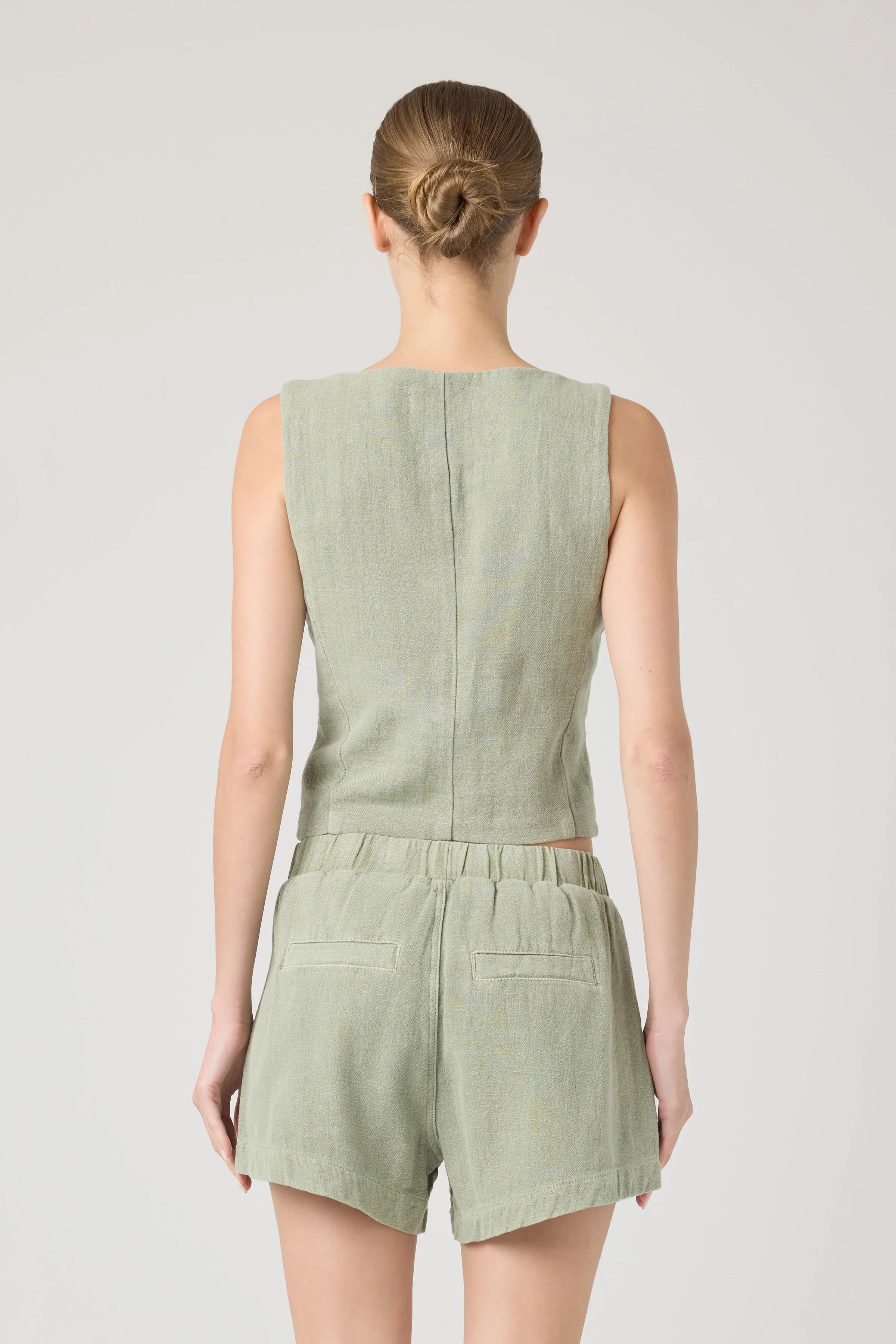 Blank NYC Desert Sage Vest by Dear Lucy