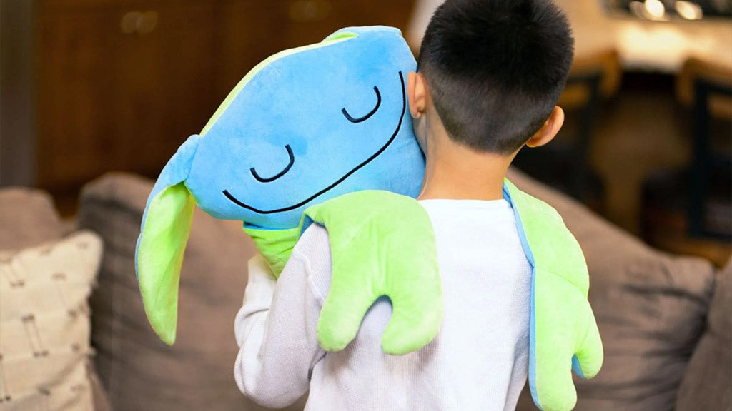 Bumpas Weighted Sensory Plush Oz Blue & Green by Homeportonline