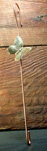 Brass Butterfly Decorative Hooks – Set of 2