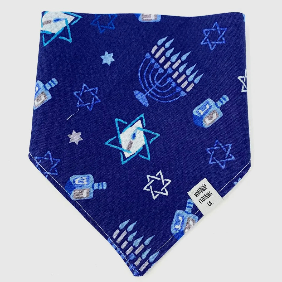 Winthrop Clothing Co. Hanukkah Dog Bandana