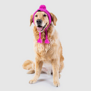 Canada Pooch Polar Pom Pom Hat Pink Medium