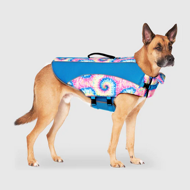Canada Pooch Wave Rider Life Vest Tie Dye Extra  Extra  Large