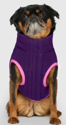 Canada Pooch Reversible Puffer Vest 12 Pink/Purple