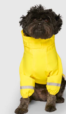Canada Pooch Waterproof Raincoat size 24 Yellow