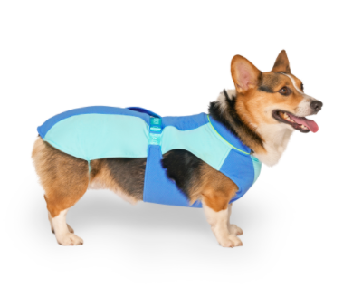 Canada Pooch Cooling Vest Blue Medium/Large