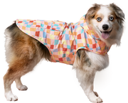Canada Pooch Pick Me Poncho Warped Checker Size 22