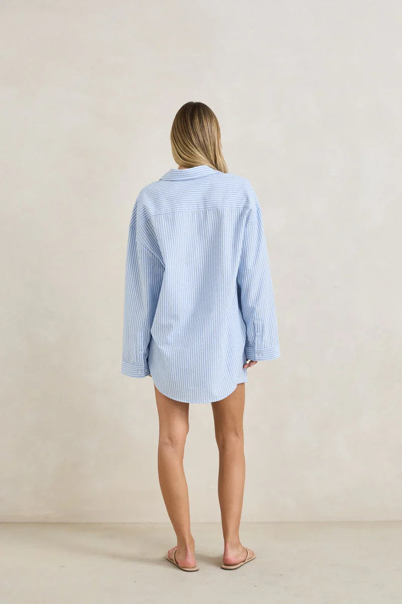 Rhythm Overswim Stripe Shirt
