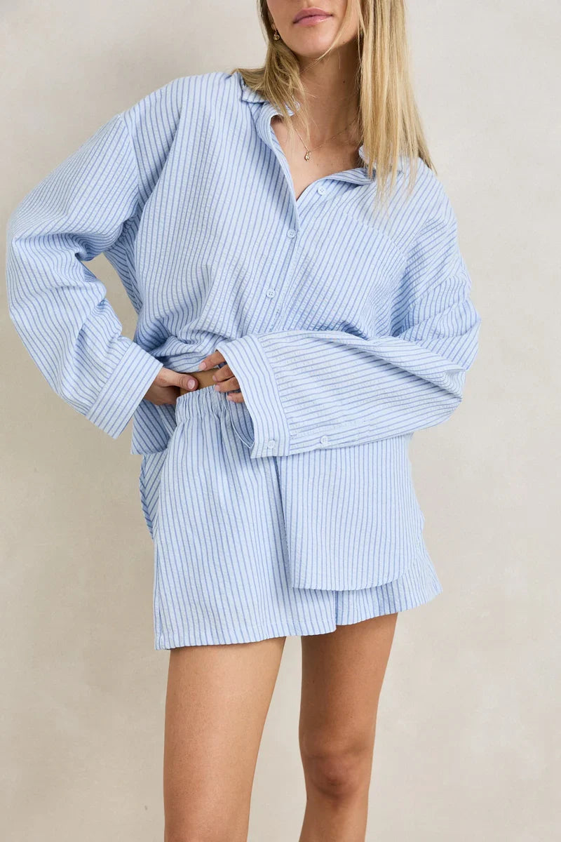 Rhythm Overswim Stripe Shirt