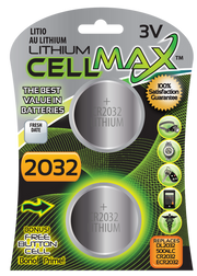 Cellmax 2 pack Battery CR2032 for Spotlit