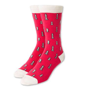 Chess Game Pink Socks