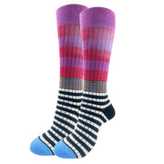Chartly Purple Women's Socks