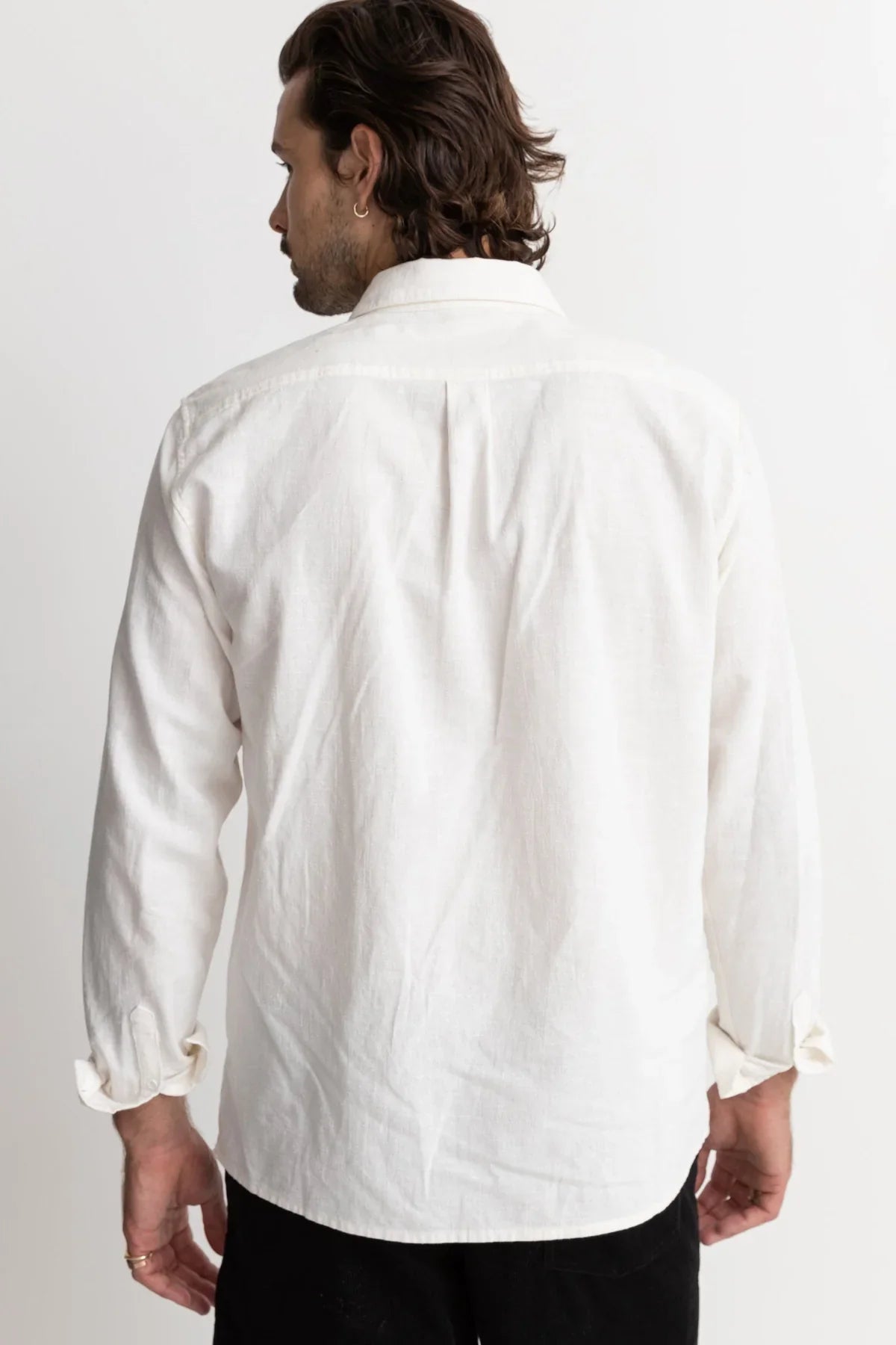 Rhythm Classic Linen Long Sleeve Shirt by Harbour Thread