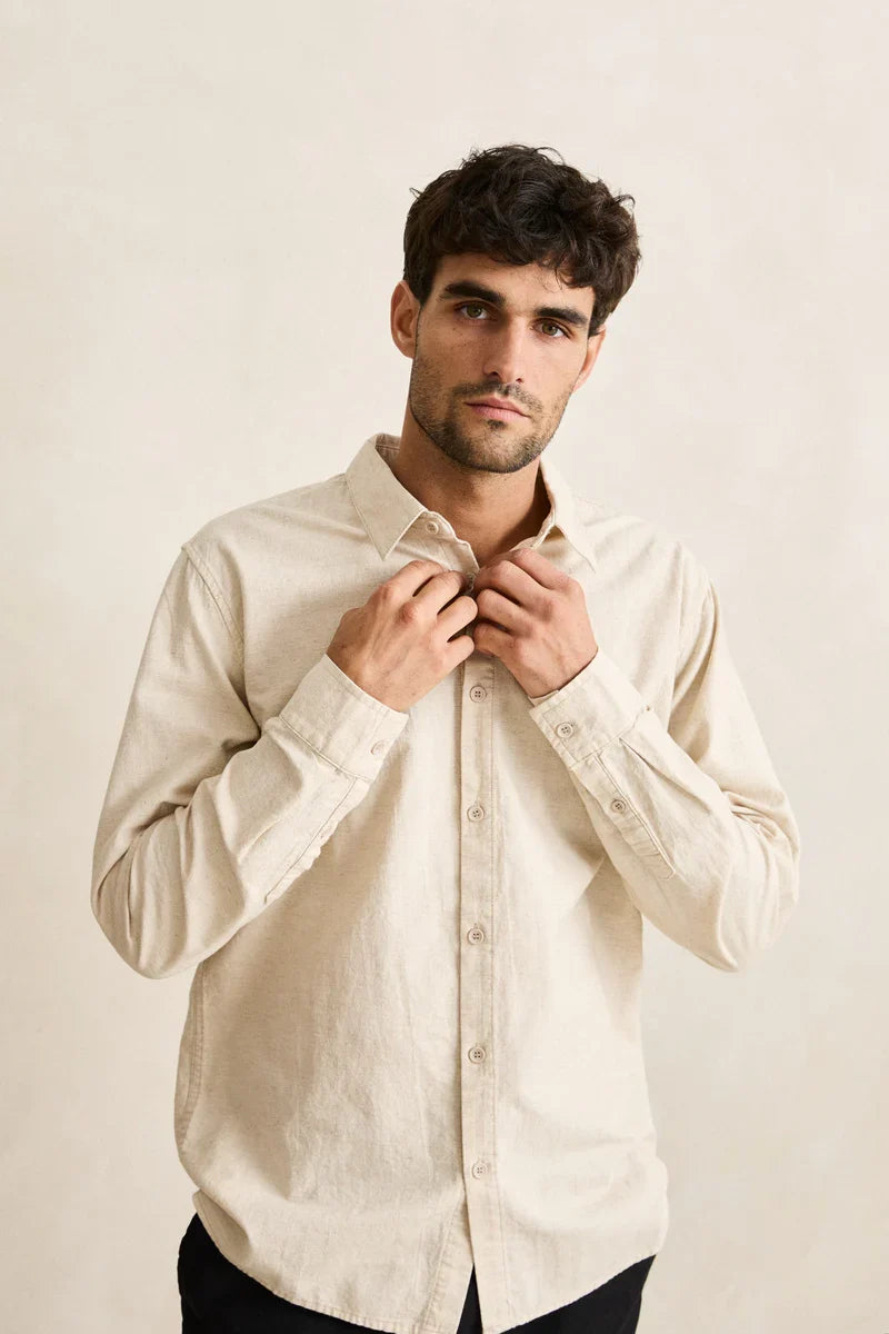Rhythm Classic Linen Long Sleeve Shirt