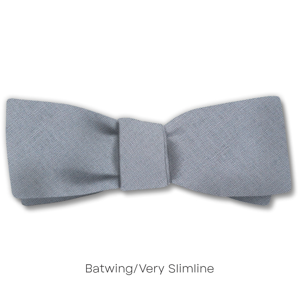 Solid Linen Grey - bow ties
