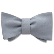 Solid Linen Grey - bow ties