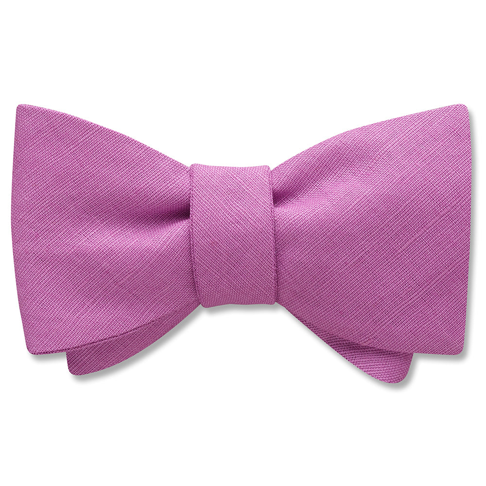 Solid Linen Lilac - bow ties